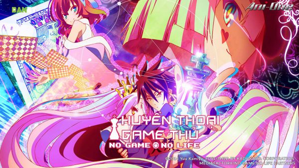 6. Trò chơi sinh tử Huyền thoại game thủ No game no life TV series 2014 600x337 - Top 10 phim anime xuyên không