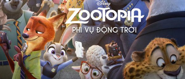 Phi vụ động trời Zootopia 600x258 - Top những phim hoạt hình Disney được yêu thích nhất mọi thời đại